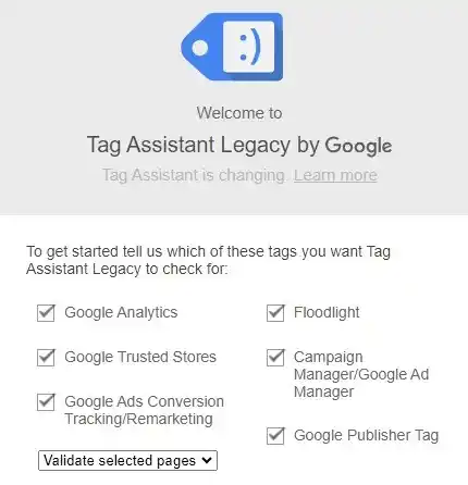 tag assistant
